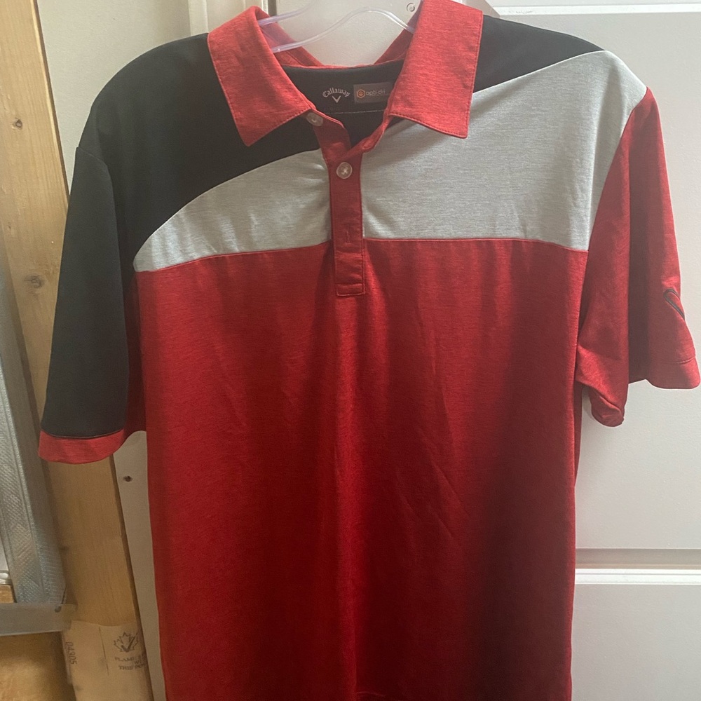 Men’s Callaway Golf Shirt Size Large (Like New) W- 18” L-30”